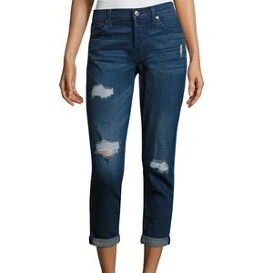 7 For All Mankind Josefina Distressed Skinny Jean